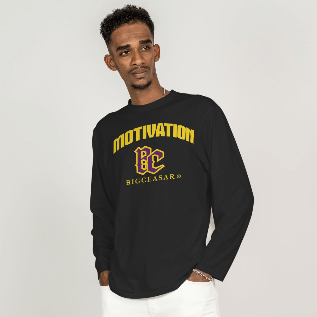 Big Ceasar Combed Cotton Long Sleeve T-Shirt